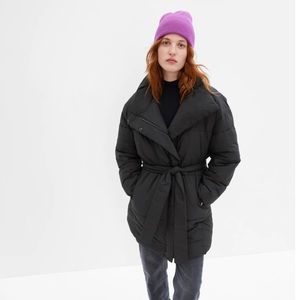 NWT Gap Duvet Wrap Puffer Coat